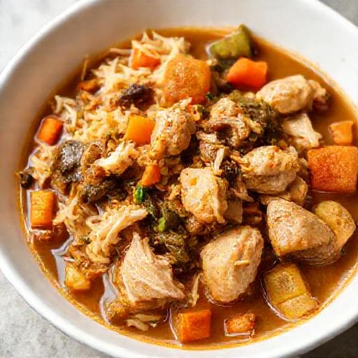 Maniçoba com Frango e Legumes