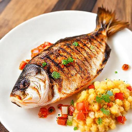 Mufete Rápido de Peixe Grelhado