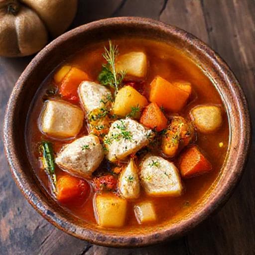 Caldo de Peixe Cabo-verdiano com Legumes da Época