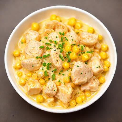 Frango Cremoso com Milho Rápido