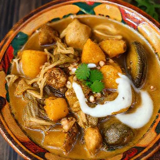 Matapa com Coco e Legumes