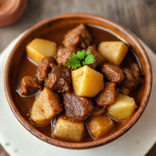 Carne de Panela Clássica com Batatas