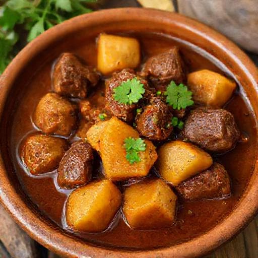 Carne de Panela Mineira com Mandioquinha