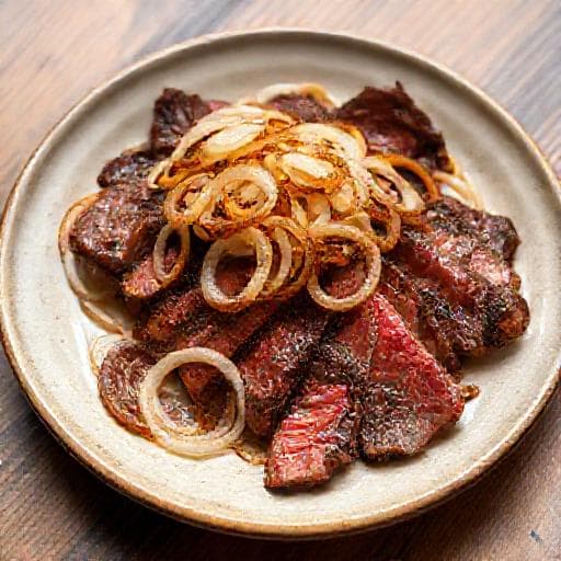Bife Acebolado Rápido