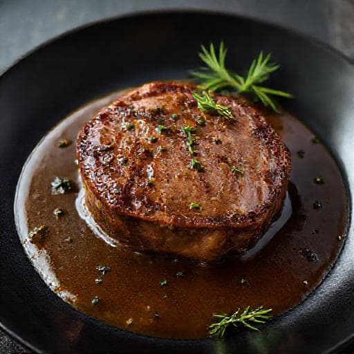 Filé Mignon ao Molho Madeira com Ervas Frescas