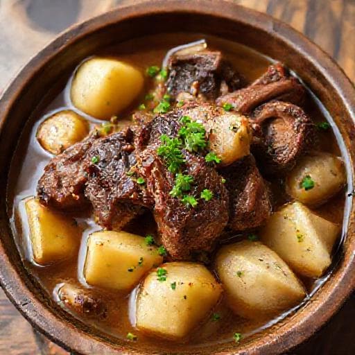 Costela na Panela de Pressão Rápida com Batatas
