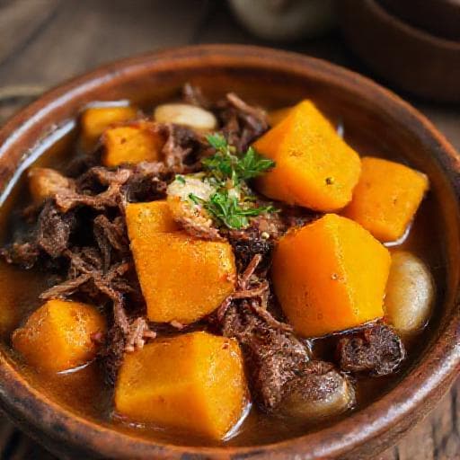 Carne Seca com Abóbora Tradicional