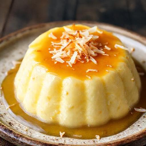 Pudim de Coco na Air Fryer