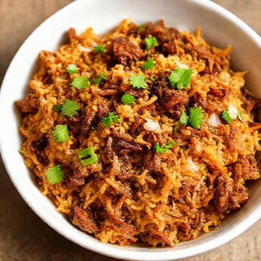 Paçoca de Carne Seca Rápida