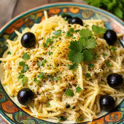 Bacalhau à Brás com Toque de Coentros