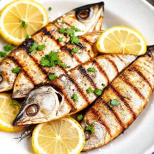 Sardinhas Assadas com Limão e Ervas