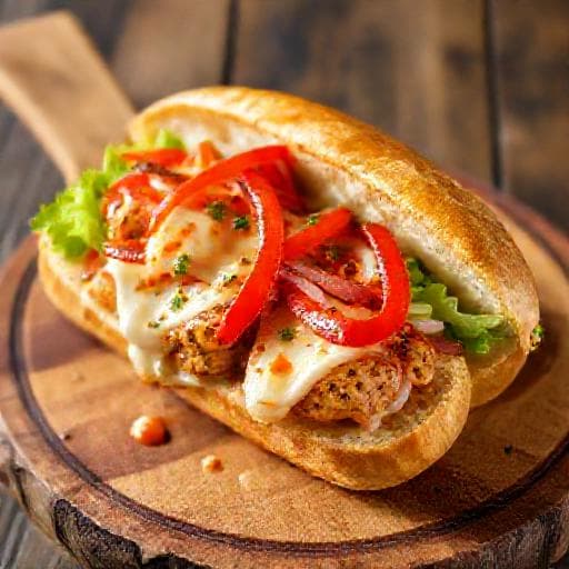 Zapiekanka Gyros z Serem i Papryką