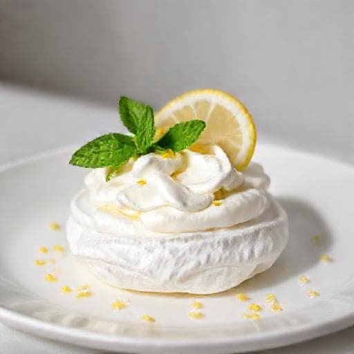 Beza z Mascarpone i Cytryną