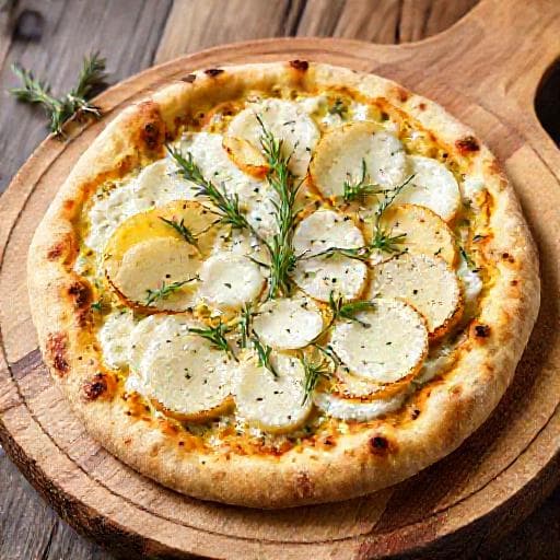 Pizza Bianca z Ziemniakami i Rozmarynem