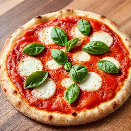 Klasyczna Pizza Margherita na Cienkim Cieście