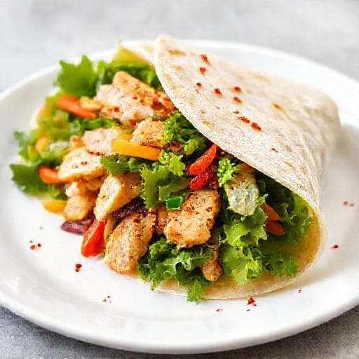 Szybka Tortilla z Kurczakiem i Warzywami