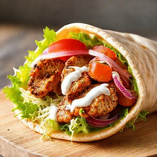 Szybki Domowy Kebab z Kurczaka