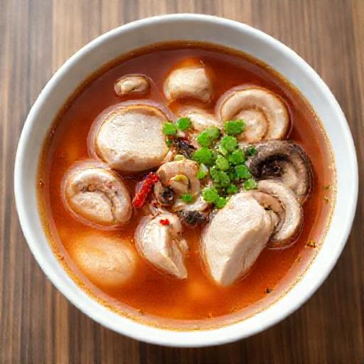 Szybkie Tom Yum z Kurczakiem