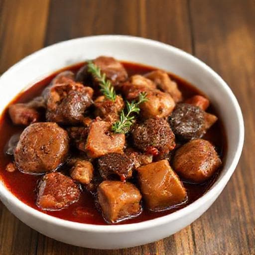 Szybka Wołowina po burgundzku