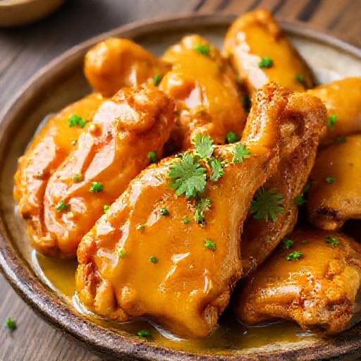 Cánh Gà Sốt Bơ Tỏi (Classic Garlic Butter Chicken Wings)