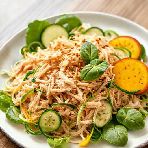 Quick Gỏi Gà Măng Cụt (Speedy Chicken and Mangosteen Salad)