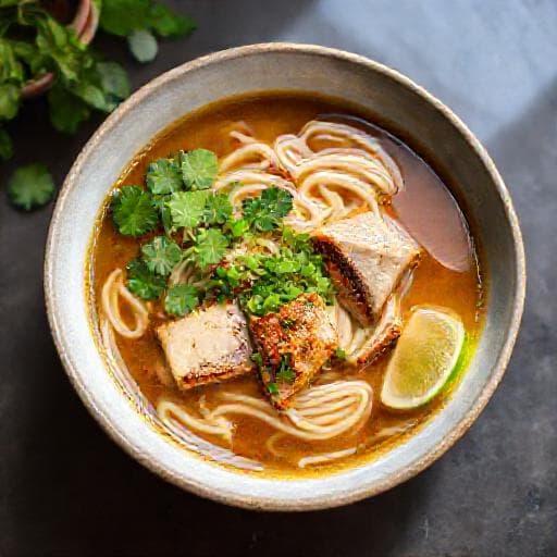 Quick Bánh Canh Cá Lóc (Simplified Snakehead Fish Noodle Soup)