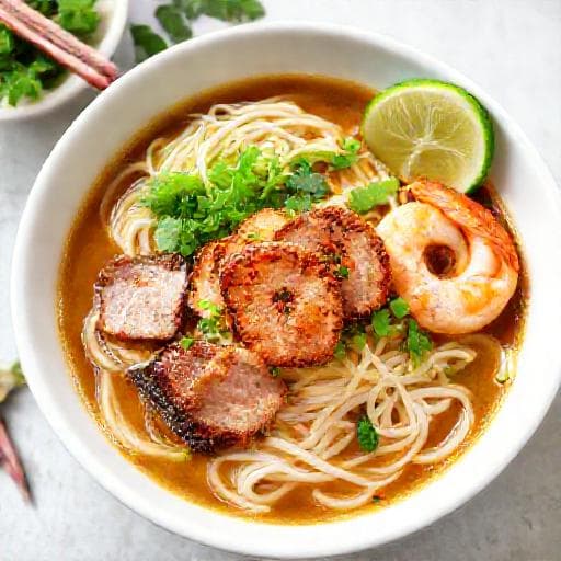 Quick Bún Mắm Nêm (Simplified Fermented Anchovy Noodles)