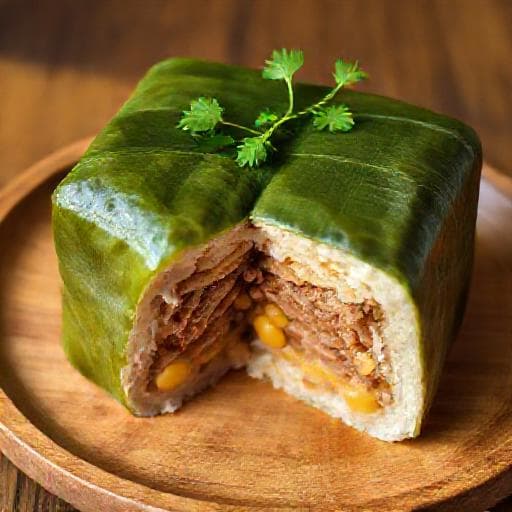 Bánh Chưng (Traditional Vietnamese New Year Cake)