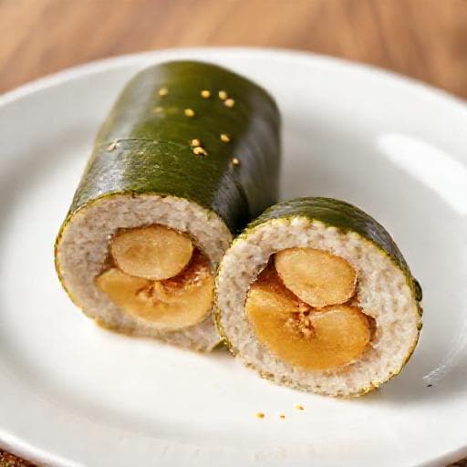 Bánh Tét Chuối (Sweet Banana Sticky Rice Cake)