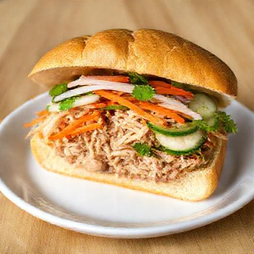 Bánh Mì Gà Xé (Shredded Chicken Banh Mi)