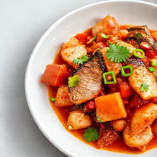 Cá Thu Sốt Cà Chua (Classic Mackerel in Tomato Sauce)