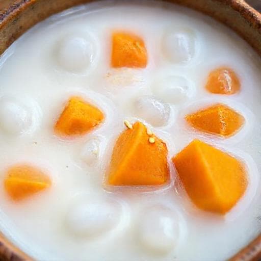 Chè Khoai Dẻo (Vietnamese Sweet Potato and Tapioca Dessert)