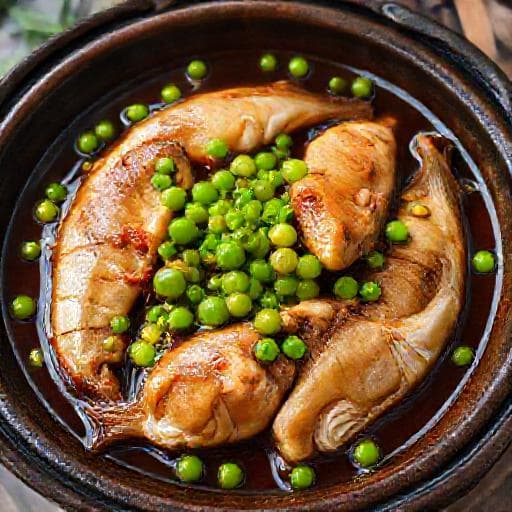 Cá Kèo Kho Tiêu Xanh (Braised Catfish with Green Peppercorns)
