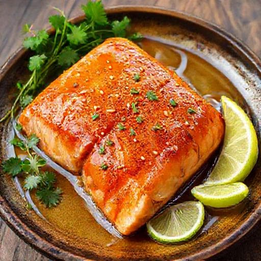 Cá Hồi Nướng Mật Ong (Classic Honey Glazed Salmon)