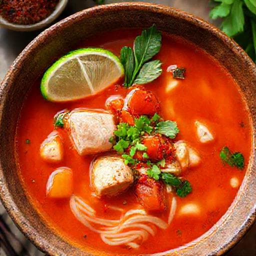 Canh Riêu Cua (Classic Crab Noodle Soup)