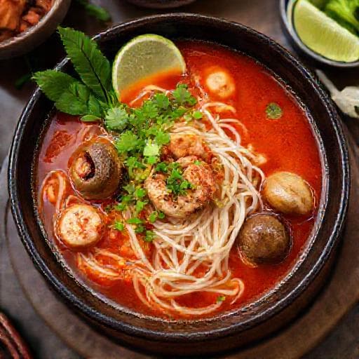 Canh Riêu Cua Ốc (Crab and Snail Noodle Soup)