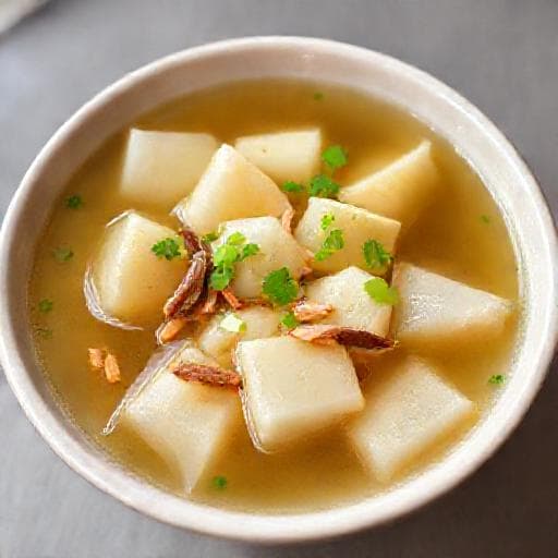 Canh Bí Xanh Nấu Tôm Khô - Dried Shrimp and Winter Melon Soup