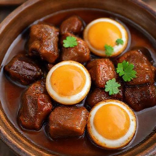 Thịt Kho Trứng Cút (Quail Egg Braised Pork)
