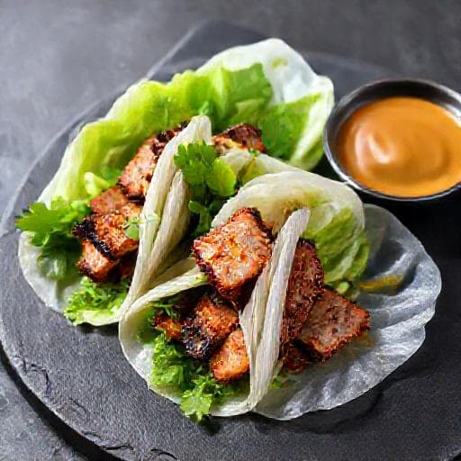 Thịt Luộc Cuốn Bánh Tráng with Grilled Pork