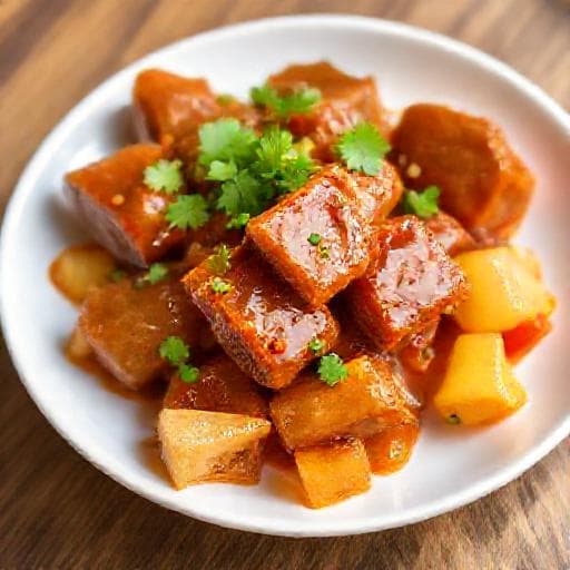 Quick Sườn Xào Chua Ngọt (Speedy Sweet and Sour Pork Ribs)