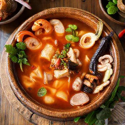 Lẩu Mắm (Vietnamese Fermented Fish Hot Pot) - Traditional