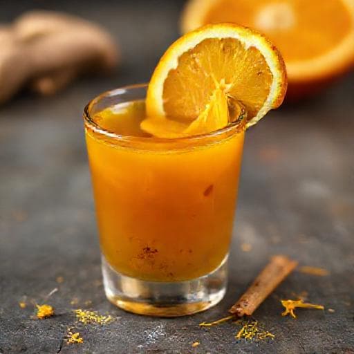 Shot Énergétique Gingembre-Curcuma-Orange