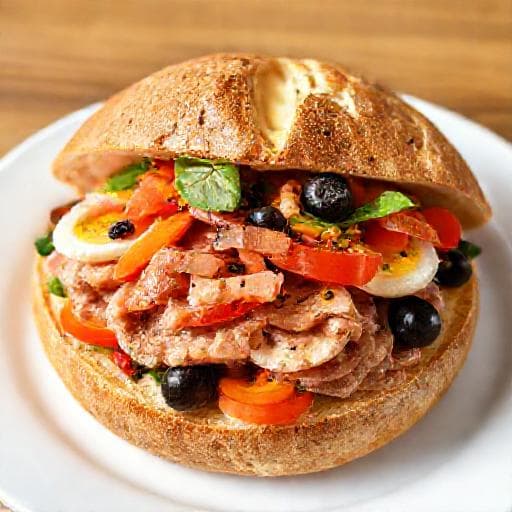 Pan Bagnat Niçois Traditionnel