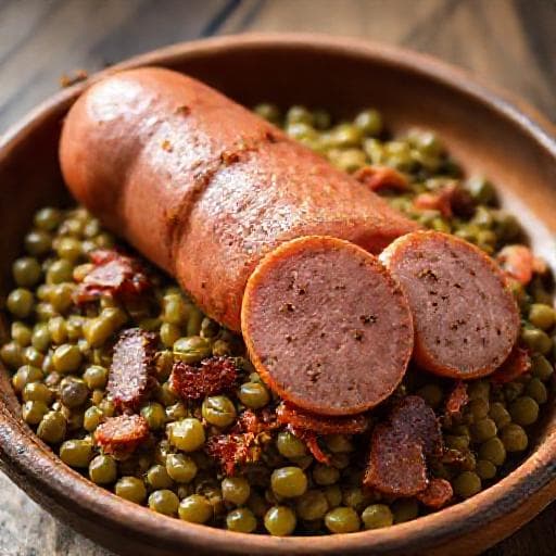 Longeole Genevoise aux Lentilles et Lardons