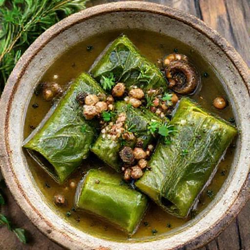 Capuns Grisons aux Champignons et Herbes Alpines