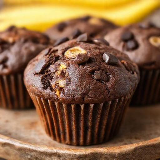 Muffins Classiques Chocolat-Banane