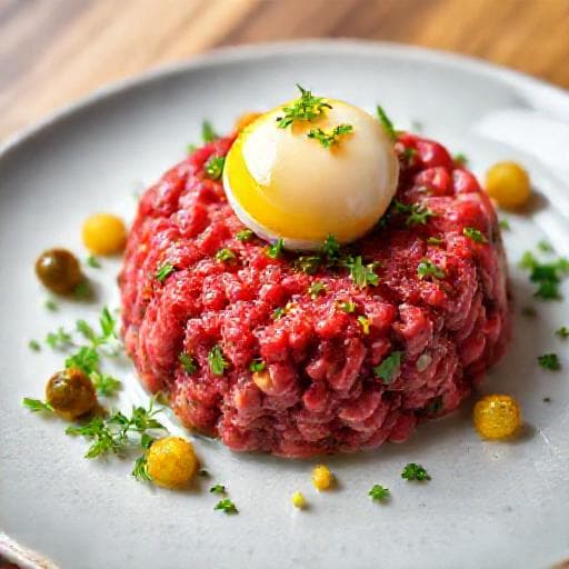 Filet Américain Façon Tartare