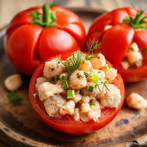 Tomates aux Crevettes Grises à la Liégeoise