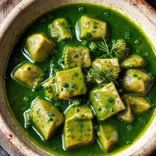 Anguilles au Vert à la Flamande