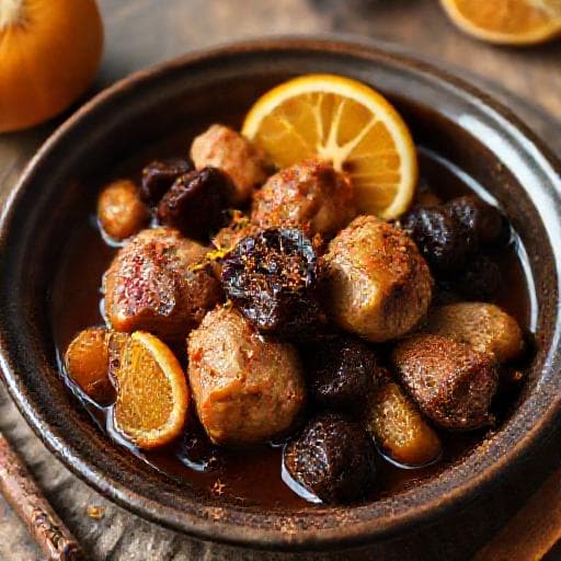 Lapin aux Pruneaux et Épices Douces
